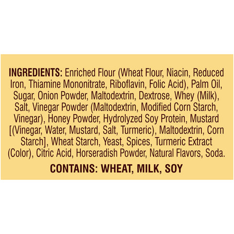 Snyders of Hanover Honey Mustard and Onion Pretzel Pieces, 8 Ounce -- 6 per case.