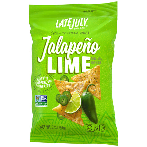 Late July Snacks LATE JULY CHPS CLASICO JALA LIME6/2 Z