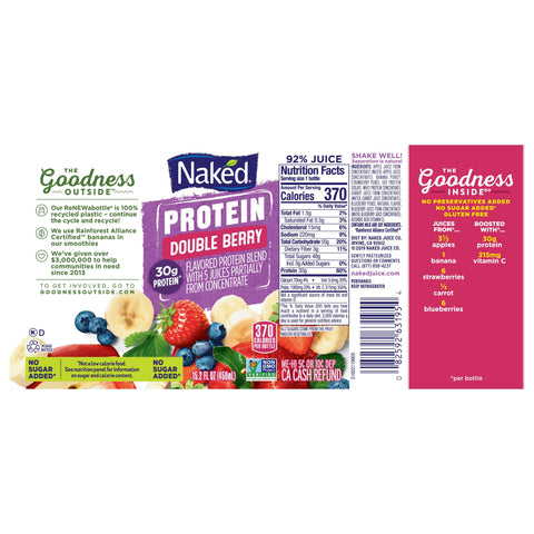 Juice Drink Double Berry Protein Zone