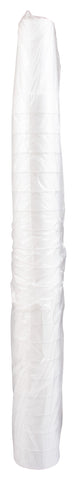 Dart J Cup Expanded Polystyrene Foam Small White Plain Round Insulated Tall Cup, 24 Ounce -- 500 per case