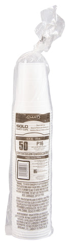 Cup Polystyrene Translucent Cold Party Cup 16 Oz