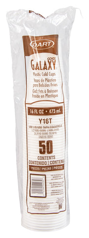 Cup Polystyrene Clear 16 Oz
