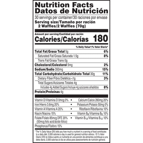 Waffle Homesyle Baked Tff Fz