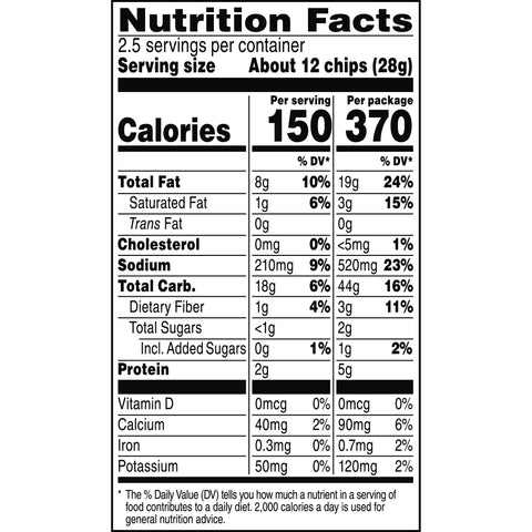 Doritos Nacho Cheese Tortilla Chips, 2.5 Ounce -- 24 per case
