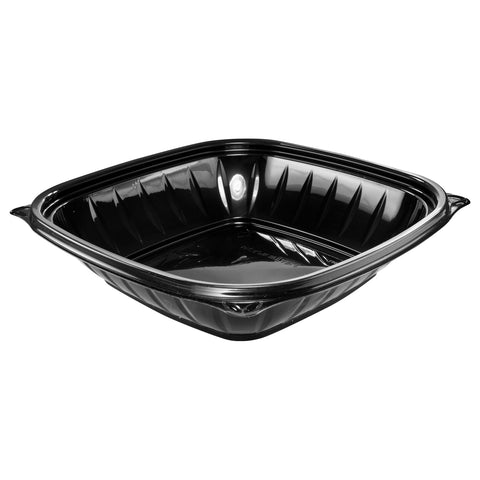 Dart PresentaBowls Pro Black Polypropylene Square Bowl, 32 Ounce Capacity -- 252 per case