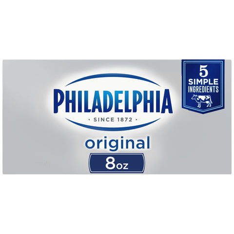 Kraft Philadelphia Original Cream Cheese - Rigid Box, 8 Ounce -- 36 per case.