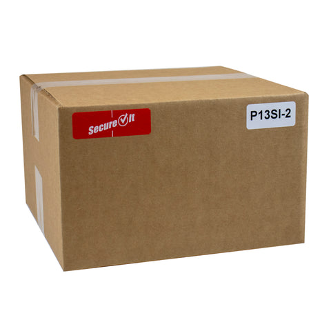 Label Secure It Permanent Red 1x3