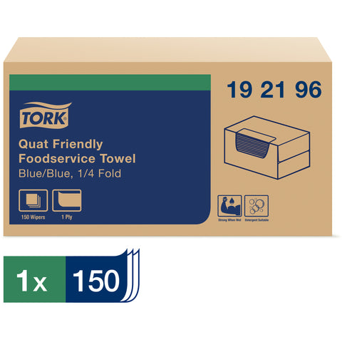 Tork Blue Foodservice Cloth, 13 x 21 inch -- 150 per case