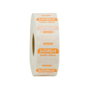National Checking LABEL 1X1 SAT DSSLVBLE TRLNG ORG 1000 PER ROLL