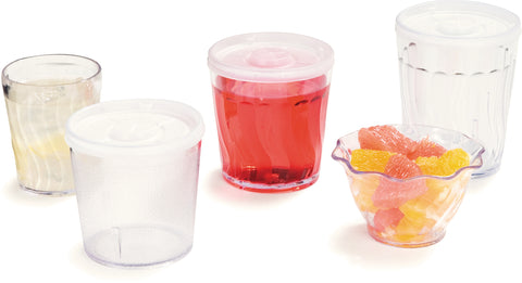 Dish Dessert Tulip San Plastic Clear 5 Oz