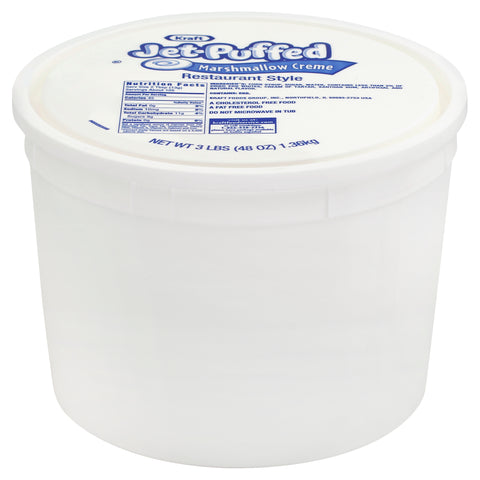 Jet-Puffed Cream Marshmallow Topping Restaurant Style, 48 Ounce -- 6 Count