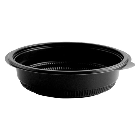 Anchor Packaging Incredi Bowl Black Polypropylene Round Bowl, 24 Ounce Capacity -- 252 per case