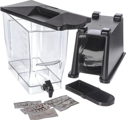 Carlisle DISPENSER BEVERAGE TRIMLINE™ ECONOMY SINGLE BASE BLACK 3 GAL
