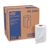 Towel Roll Non-perorated White 1-ply 7.85x350