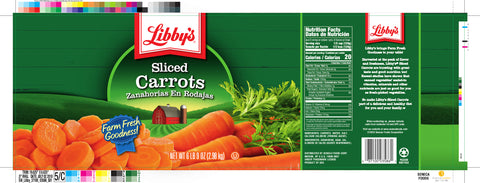 Libby's® CARROT SLICED MEDIUM LOW SODIUM