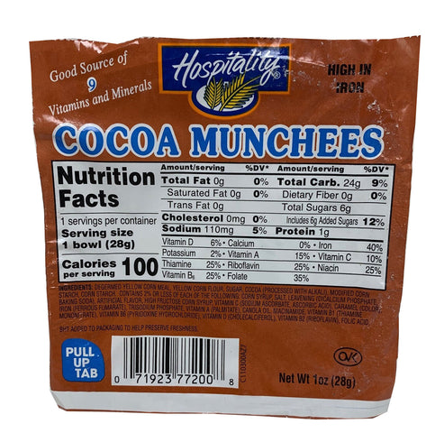 Gilster Mary Lee CEREAL COCOA MUNCHIES BOWL PACK