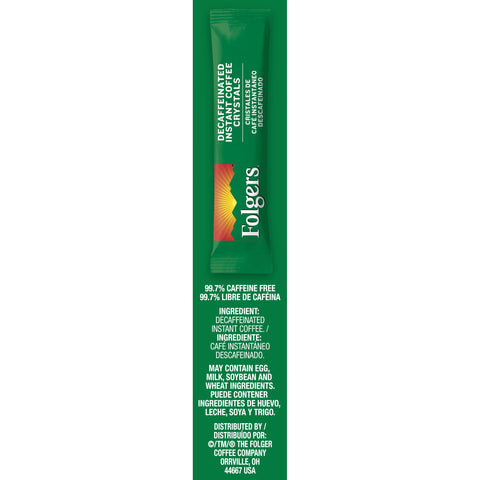 Coffee Decaf Instant Sticks