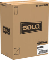 Solo® White CUP PAPER HOT SINGLE POLY 16 OZ