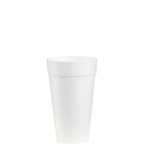 Stonewalls CUP FOAM WHITE 20 OZ