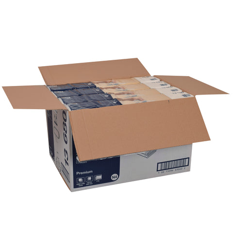 Napkin Dispenser Leaf Design White 2-ply 13x8.5