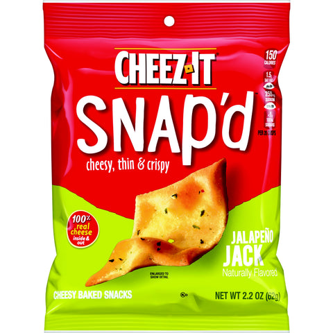 Kelloggs Cheez It Jalapeno Jack Cracker, 2.2 Ounce -- 6 per case