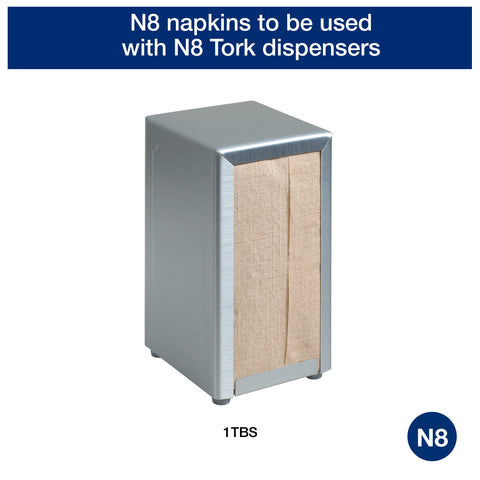 Napkin Dispenser Betsy Tallfold Natural 1-ply 6x13.5