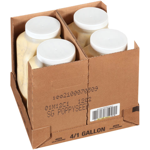 Kraft Dressing Signature Poppy Seed, 1 Gallon -- 4 Case
