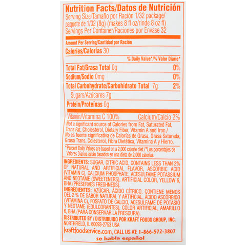 Twist DRINK MIX ORANGE PRE-SWEETENED YIELDS 2 GAL