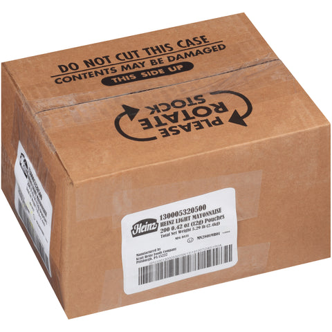 Heinz® MAYONNAISE LIGHT SINGLE SERVE PACKET 532050/78000712