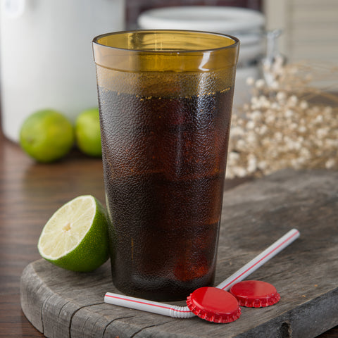 Carlisle TUMBLER STACKABLE™ SAN PLASTIC AMBER 16 OZ