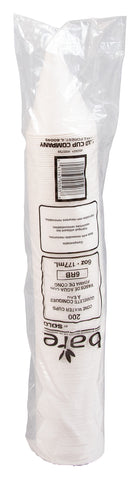 Cup Paper Water Eco-forward® Pre-treated Cone White 6 Oz