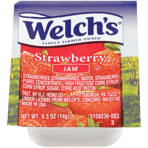 Jam Strawberry Single Serve Cup Welc488/78000304