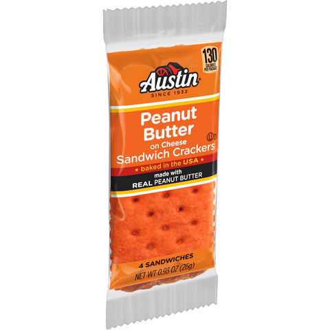Cracker Sandwich Peanut Butter On Cheese