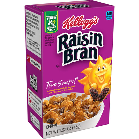 Kellogg's® CEREAL RAISIN BRAN® INDIVIDUAL BOX