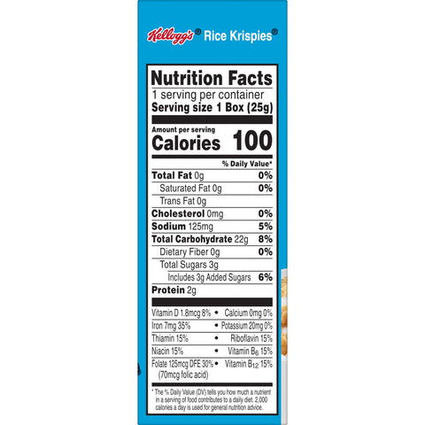 Cereal Rice Krispies® Individual Box