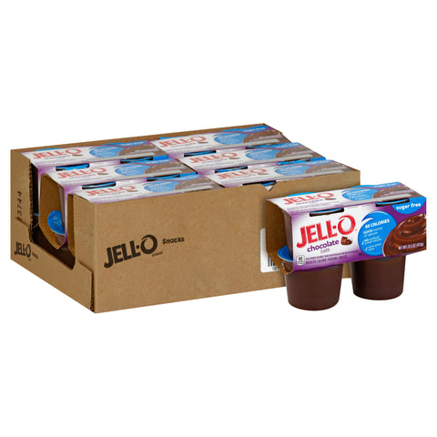 Jell O Ready To Eat Sugar Free Chocolate Pudding, 3.63 ounce -- 24 per case
