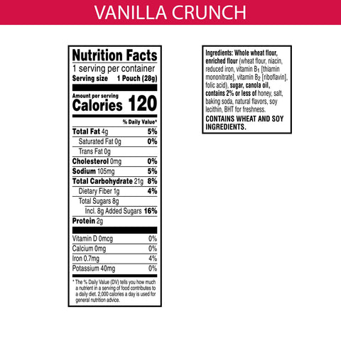 Cracker Graham Vanilla Crunch Chatsnax