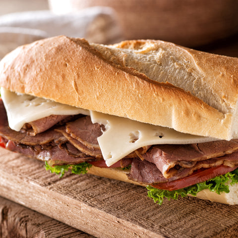 Pauly CHEESE SWISS SANDWICH LOAF GRADE C BIG EYE