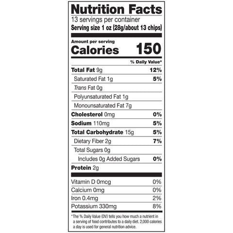 Kettle Foods Sea Salt Potato Chips, 13 Ounce -- 9 per case.