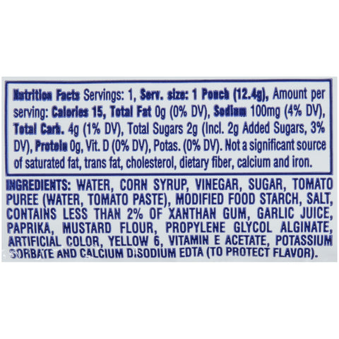 Dressing French Original Fat Free Single Serve Pouch