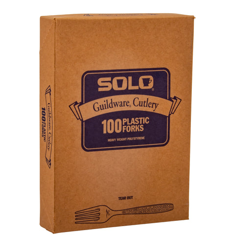 Solo® FORK PS CHAMPAGNE HEAVY WEIGHT