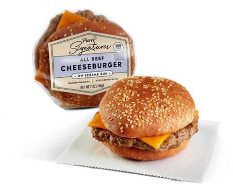 Pierre® BURGER CHEESEBURGER SIGNATURE MICROWAVEABLE BUN 7 OZ 10000097721