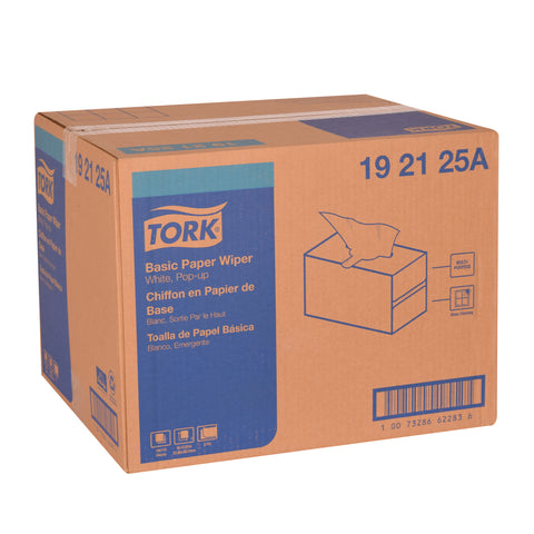 Wiper Towel Pop-up White 2-ply 9x10