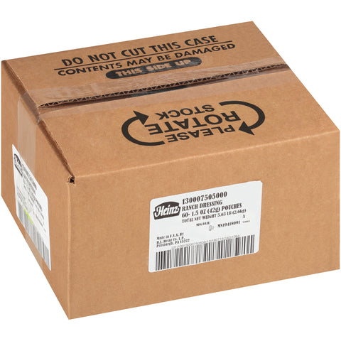 Dressing Ranch Single Serve Packet 750500/78000834