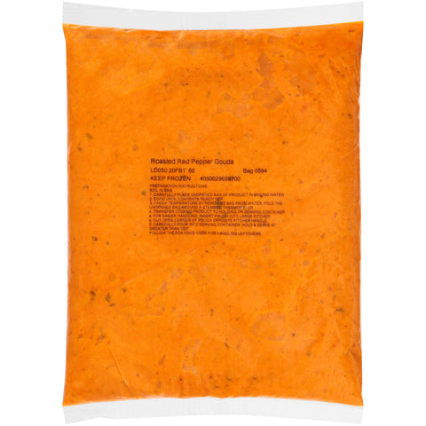 Chef Francisco Roasted Red Pepper and Gouda Soup, 4 Pound -- 4 per case