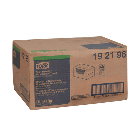 Towel Sanitizing Quat-safe Blue 13x21