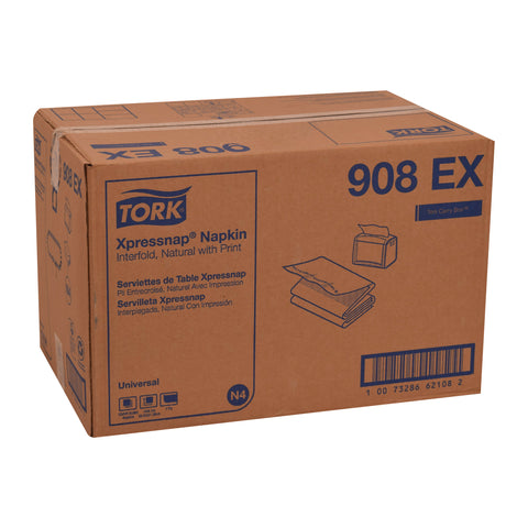Napkin Dispenser Eviromental Print Natural 1-ply 8.5x13