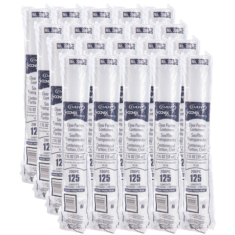Dart CUP PLASTIC SOUFFLE 2 OZ