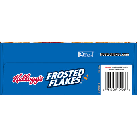 Kelloggs Frosted Flakes Corn Cereal, 19.2 Ounce -- 12 per case.