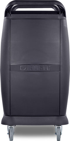Carlisle CART SMALL BUSSING & TRANSPORT BLACK 18X36.25X38 300 LB CAPACITY